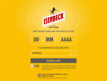 Tablet Screenshot of isenbeck.com.ar